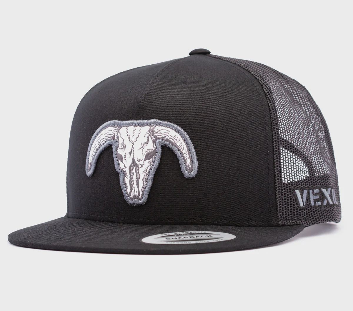 VEXIL BULL SKULL BLK/BLK MESH