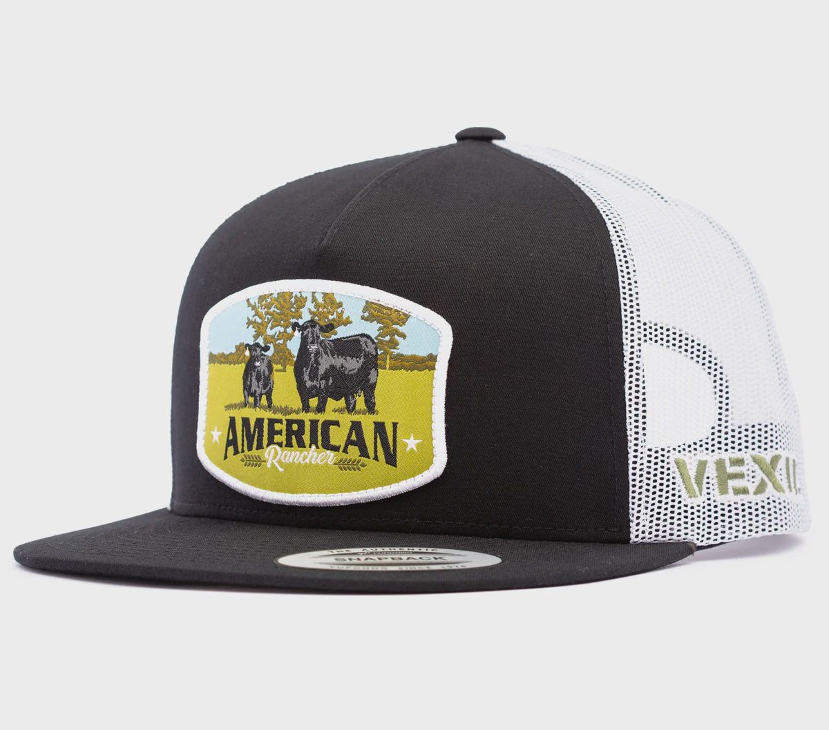 VEXIL AMERICAN RANCHER ANGUS COW CALF PATCH BLK/WHITE