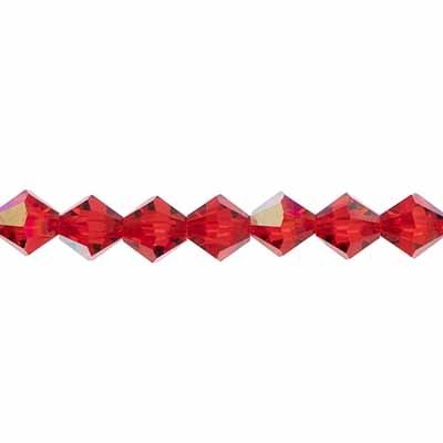 Preciosa 5in Strand Rondell 8mm 15pcs Light Siam AB