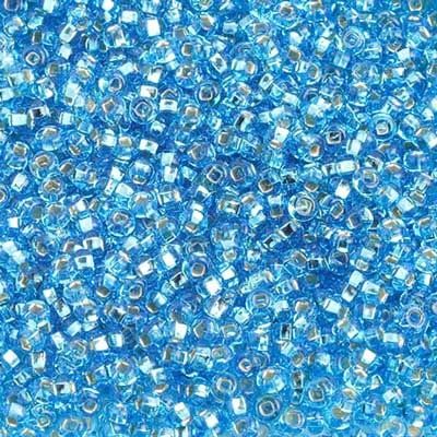 Seed Beads 10/0 Silver-Lined Aqua 1297