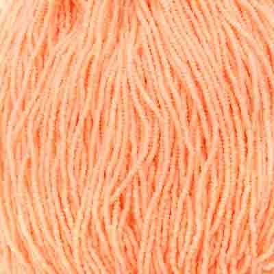 Seed Beads 11/0 Pearl Peach AB SOLGEL Strung 40014