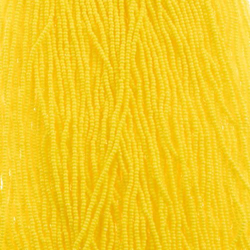 Seed Beads 11/0 Terra Intensive Yellow Strung 43111