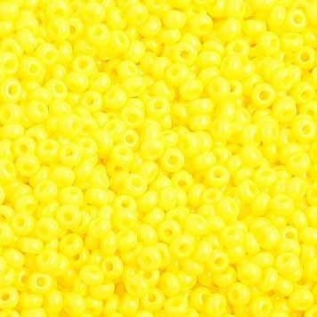 Seed Beads 10/0 Op. Lemon Yellow 1033