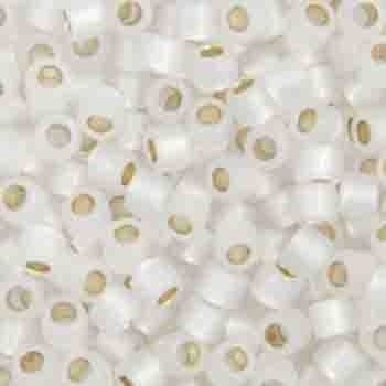 Delica 11/0 RD White Opal Silver Lined 0221v TOP # 106