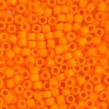 Delica 11/0 Rd Orange Mandarin Opaque 1133V TOP # 50