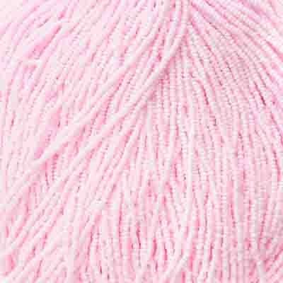 Seed Beads 11/0 Op. Dyed Pink Strung 35003