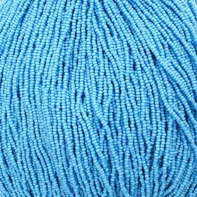 Seed Beads 11/0 Turquoise Blue Opaque 34905