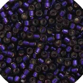 Delica Program 11/0 Rd Dark Purple Silver Lined-Dyed 0609V