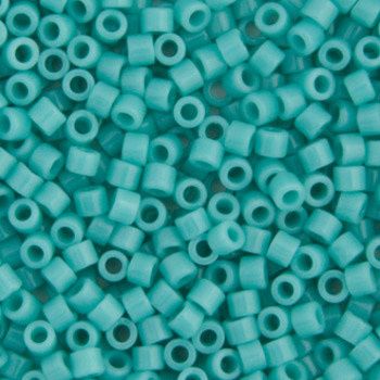 Delica  11/0 Rd Turquoise Green Opaque 0729V TOP # 35