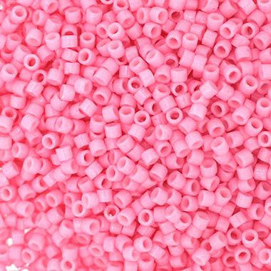 Delica 11/0 Rd Duracoat Opaque Dyed Pink Ceylon 2116V TOP # 107