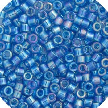 Delica 11/0 Rd Capri Blue AB 0177V TOP # 190