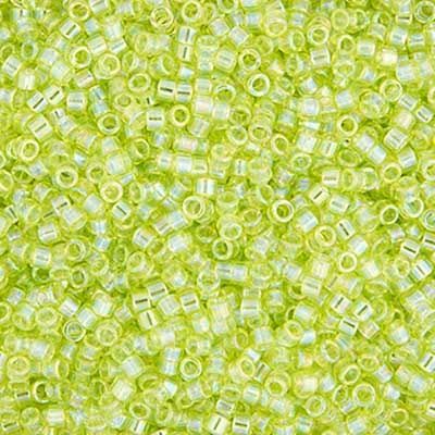 Delica Program 11/0 RD Chartreuse Transparent AB 0174V