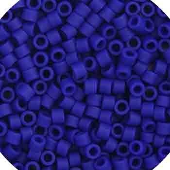 Delica 11/0 RD Cobalt Blue Matte 0756V TOP # 87