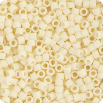 Delica 11/0 RD Dark Cream Opaque 0762V TOP # 93