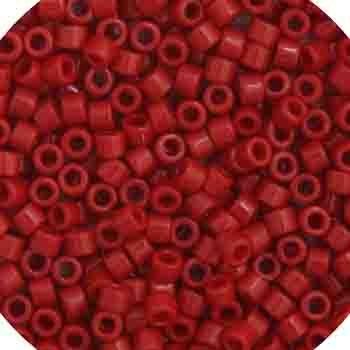 Delica 11/0 Rd Cranberry Red Dyed 0654V TOP # 12