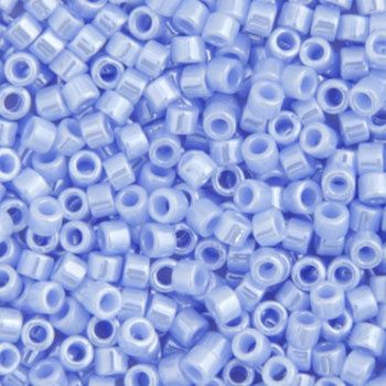 Delica 11/0 Rd Blue Agate Opaque Luster 1568V TOP # 199