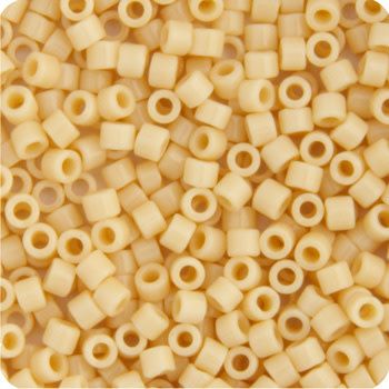 Delica 11/0 Rd Dark Ivory Pear Opaque 1131 V TOP # 166
