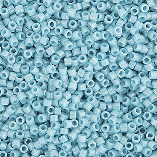 Delica 11/0 Rd Light Aqua Glazed Luster 0217 V