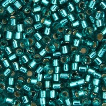 Delica 11/0 RD Teal Caribbean Silver Lined 1208V TOP # 197