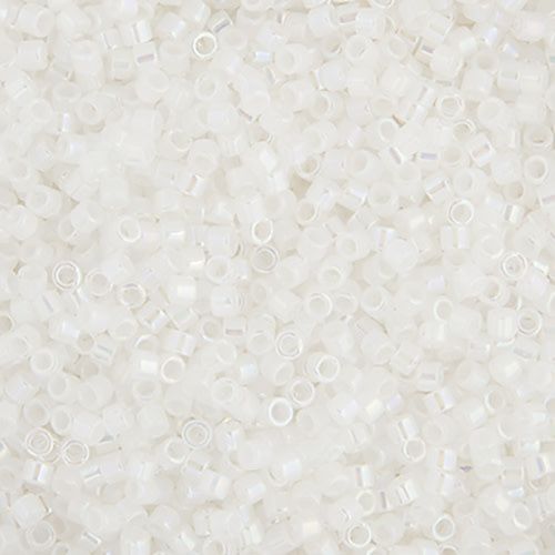 Delica 11/0 Rd White Opal AB 0222V TOP # 79