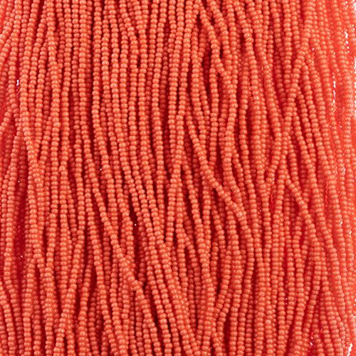 Seed Beads 11/0 Terra Intensive Orange Strung 43112