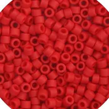 Delica 11/0 Rd Red Matte-Dyed 0796V TOP # 78