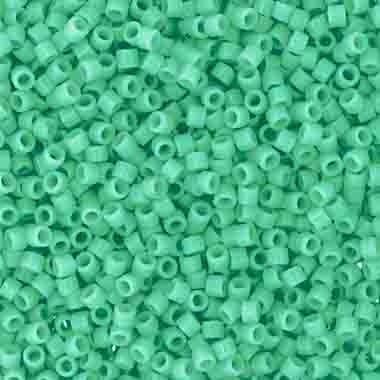 Delica Program 11/0 Rd Duracoat Opaque Dyed Turquoise Green 2125V