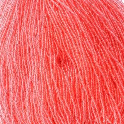 Seed Beads 11/0 Dyed Transparent Dark Rose 40010