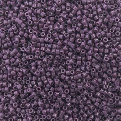 Delica 11/0 Duracoat Opaque Dyed Graphite 2360V