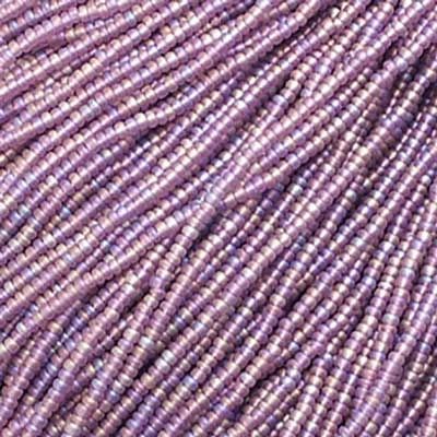 Seed Beads 10/0 Transparent Lt. Amethyst MT. AB. Strung 2305S