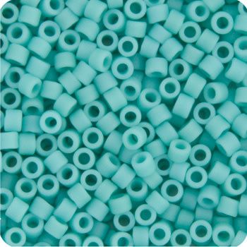 Delica 11/0 RD Seagreen Opaque Matte  1586V
