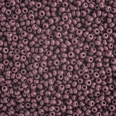 Seed Beads 10/0 Op. Dark Mauve Strung 1067S