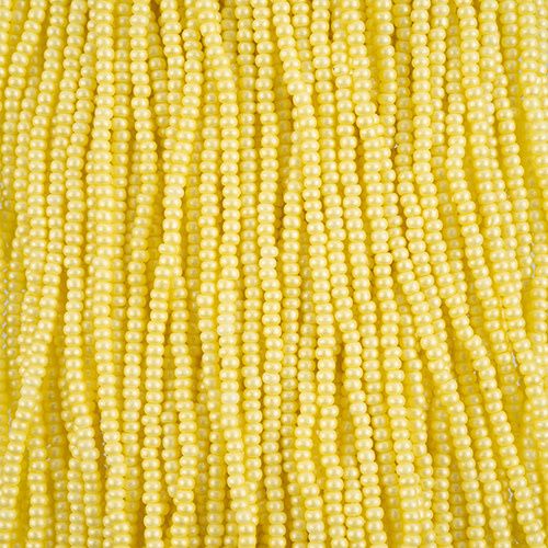 10/0 PermaLux Dyed Chalk Light Yellow Strung 42100s