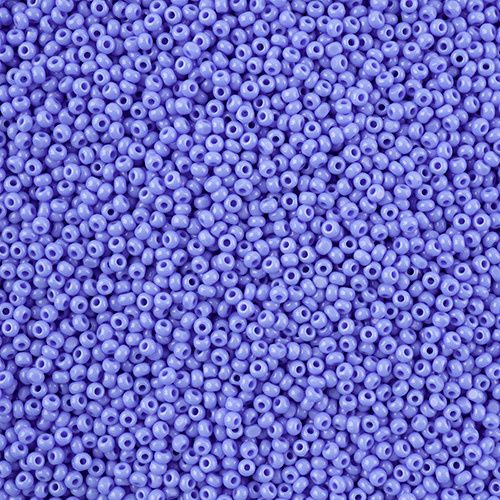 Seed Bead 11/0 Cut Opaque Pale Blue 100 G bag Loose