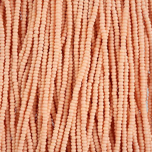 10/0 PermaLux Dyed Chalk Apricot Matt Strung 42126S