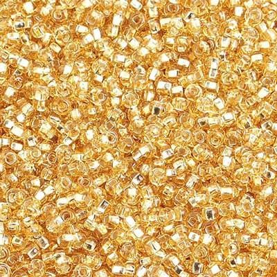 Seed Beads 10/0 S/L Light Gold Strung 1295-01