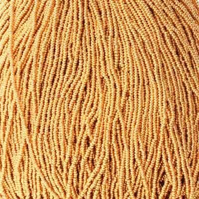 Seed Beads 11/0 Metallic Gold 35024