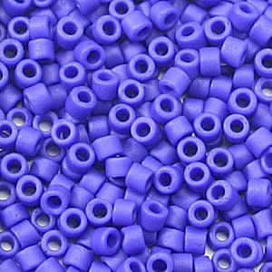 Miyuki Delica -11/0 Matte Opaque Royal Blue DB-0756-5 grams