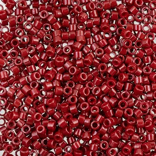 Miyuki Delica -11/0 Opaque Dyed Dark Red DB-654-5 grams
