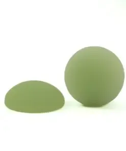 19mm Round Resn Matt Cabochon - Pastel Green