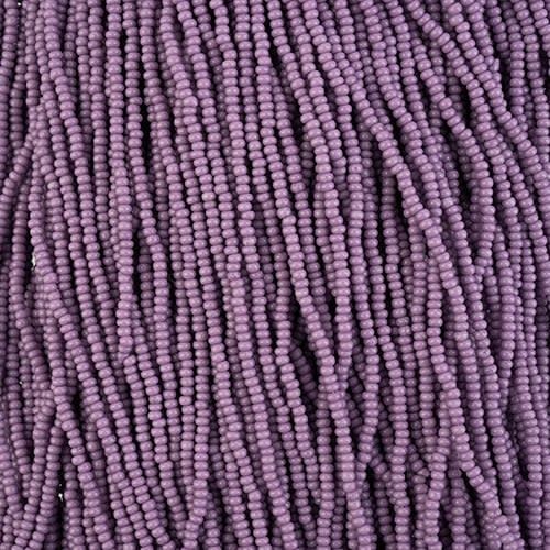 Seed Beads 11/0 Orchid Chalk Dyed Solgel Strung 43241