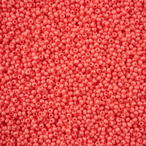 Seed Bead 11/0 Vial Pink Chalk Dyed Solgel apx23g