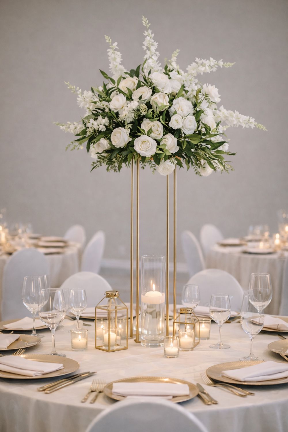 Ivy Tall Centerpieces
