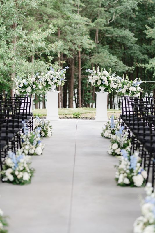 15-Piece “Celestine” Aisle &amp; Centerpiece Floral Collection