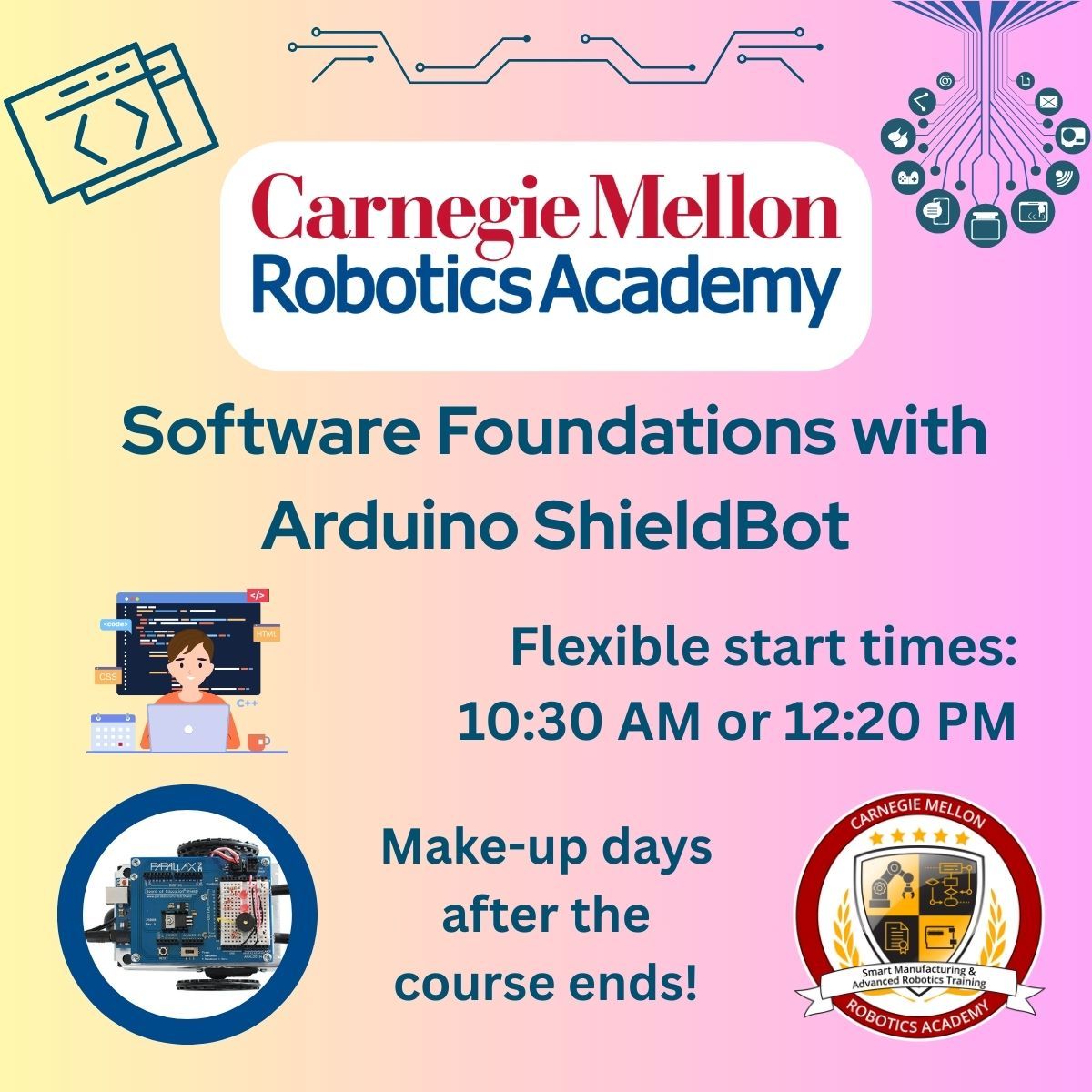 Software Foundations with Arduino ShieldBot