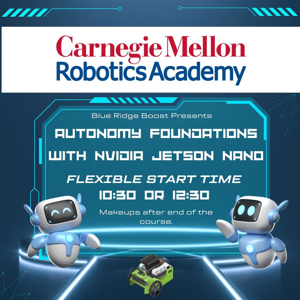 Two-Week Summer Camp: Autonomy Foundations with NVIDIA Jetson Nano