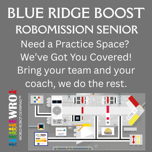 Practice Space for WRO ROBOMission Senior