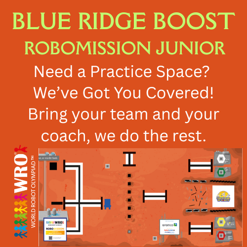 Practice Space for WRO ROBO Mission Junior