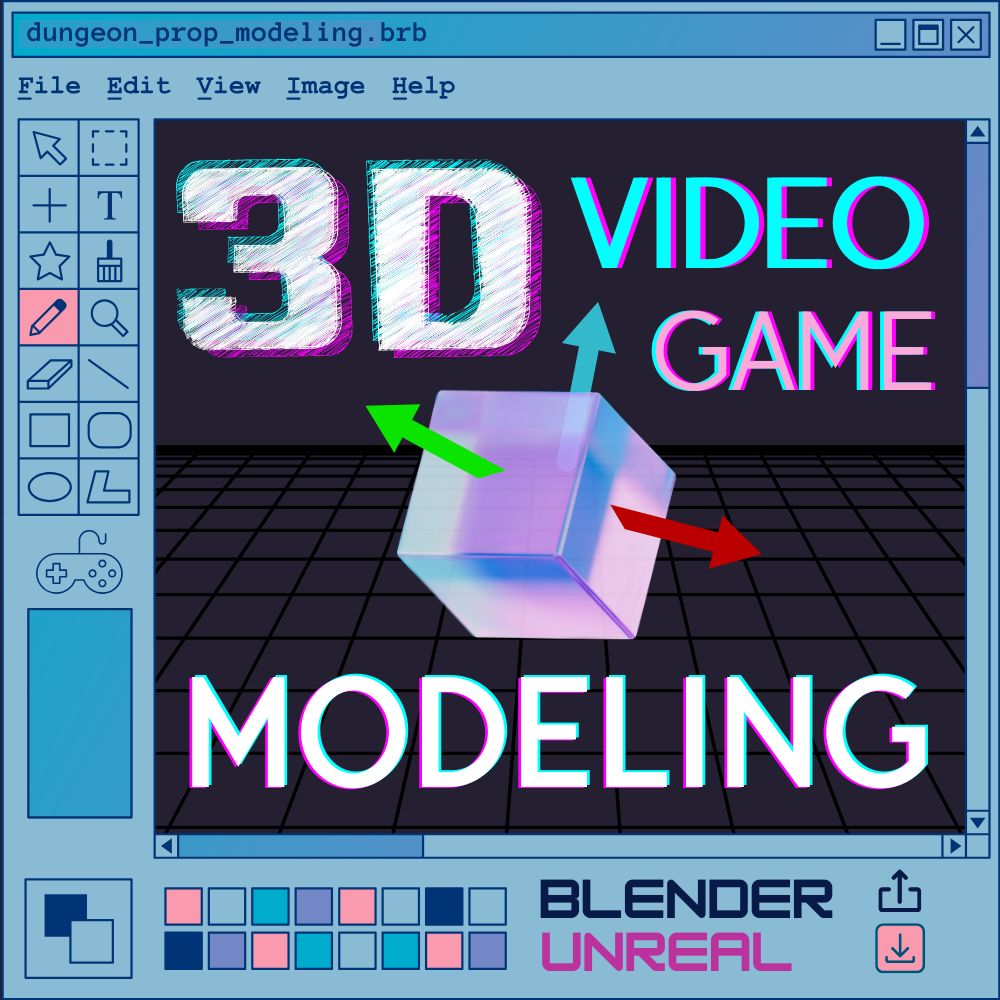 3D Video Game Modeling: Blender to Unreal Engine