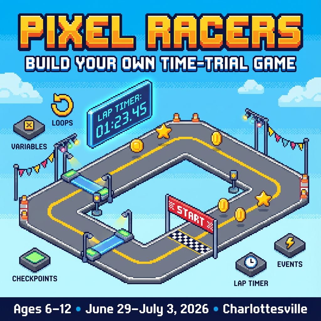 Pixel Racers: Build Your Own Time-Trial